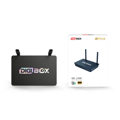 Digibox D3 Plus 2.4G Wifi6 Android TV Box 4 Go 64 Go Prise en charge du 4K Dual Wifi