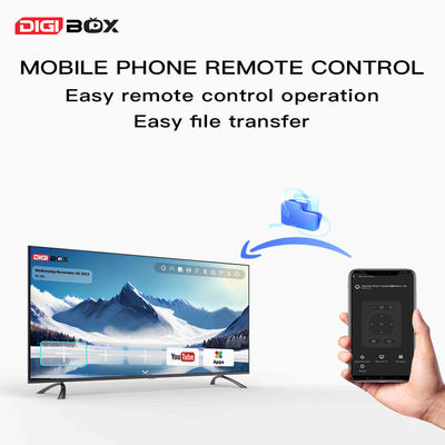 Digibox D3 Plus Contrôle vocal Digibox Android Smart TV Box 4 Go Wifi Bluetooth