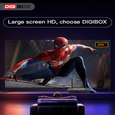 Digibox Android 12 Smart TV Contrôle vocal 4 Ports USB Dolby 2.1 Audio
