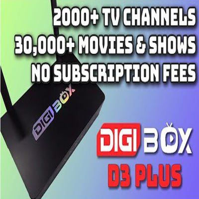 DC 5V/2A 1080p Meilleur appareil de streaming 4k Bluetooth Digibox TV Box