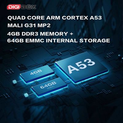 Digibox 64 Go de stockage Android TV Box HD 2.4G 5.8G à double bande Wifi 6