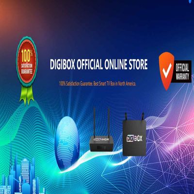Contrôle vocal Digibox D3 Plus 4K Services de diffusion en ligne de télévision