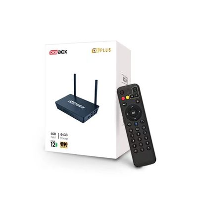 4K Ultra HD Android TV Box Quad Core A53 Android Box 4 Go de mémoire vive